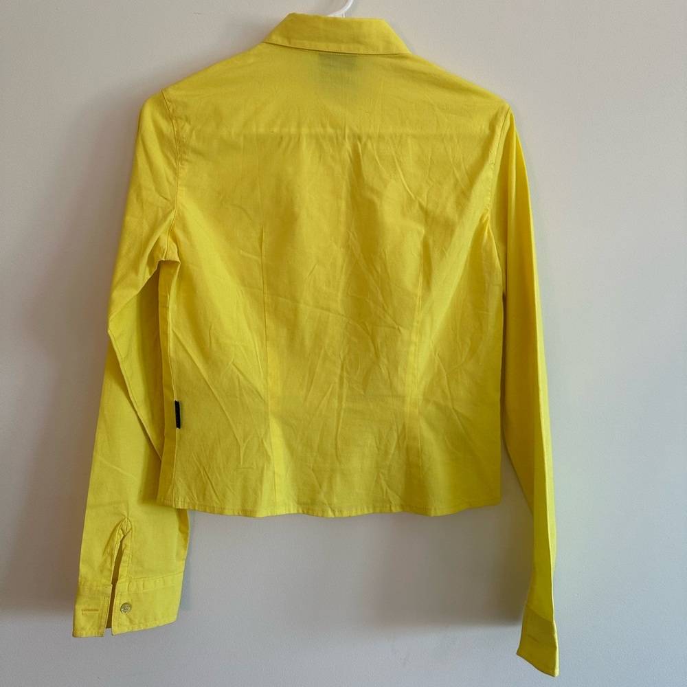 Versace Yellow Button Down Shirt - image 2